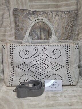 PRADA BIJOUX CANAPA SATCHEL GM